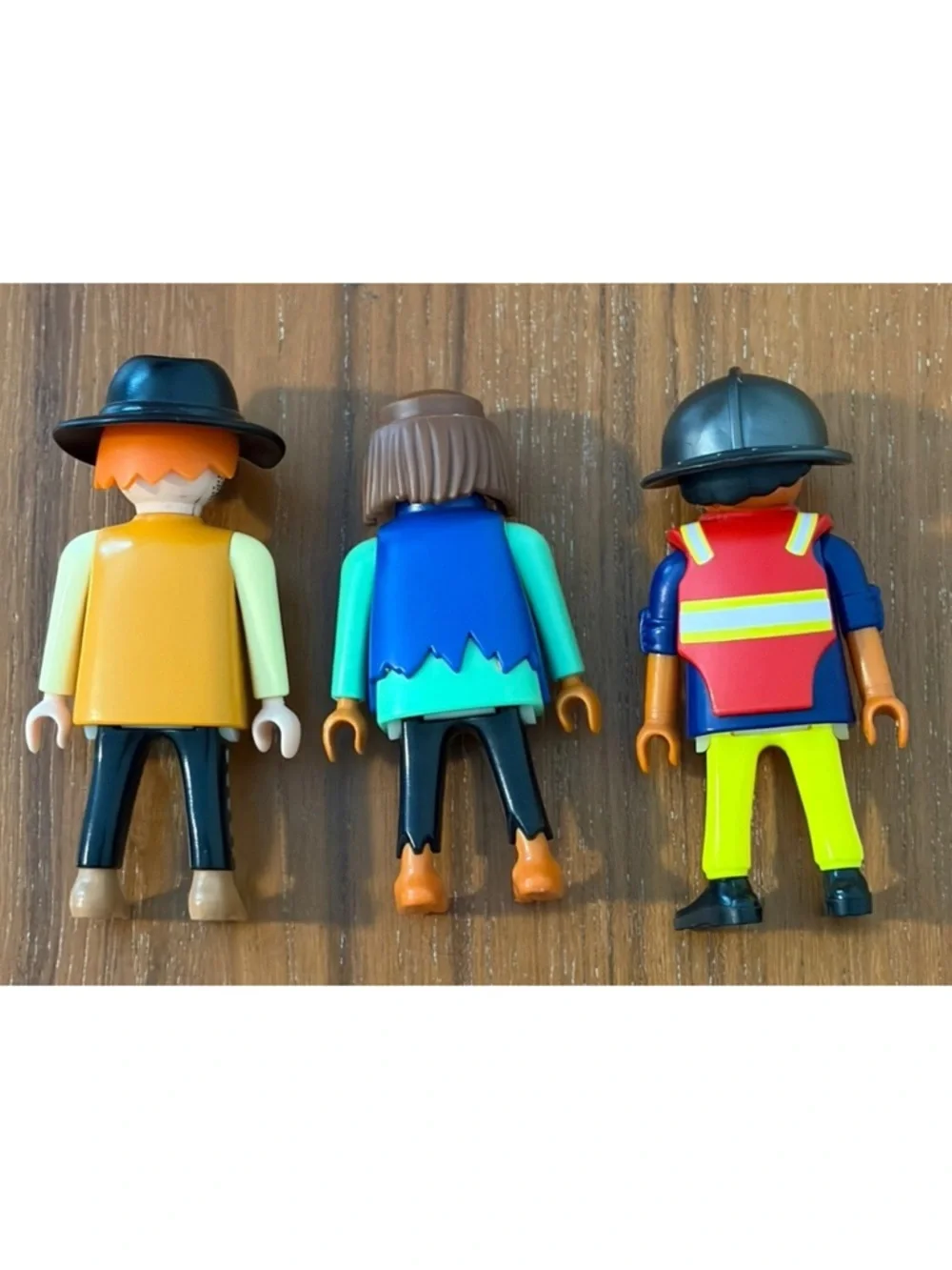 Playmobil Geobra Lot of 10 Figures (Pirates Machinist Fireman Girl +) Horse Hats